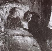 Edvard Munch Sick oil painting reproduction